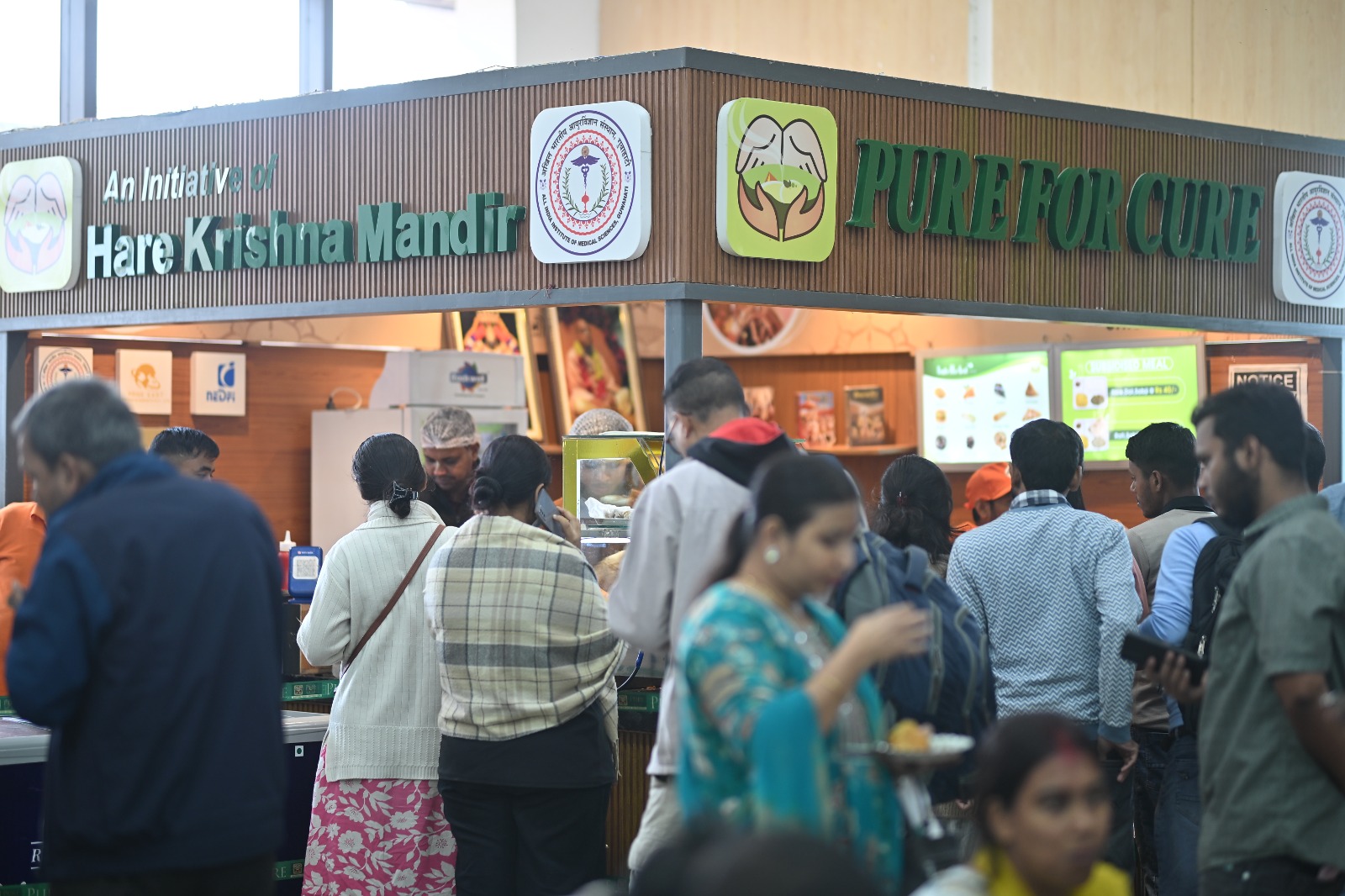 Pure for Cure stall at hospital